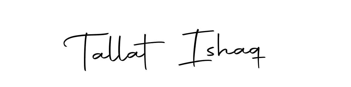 This is the best signature style for the Tallat Ishaq name. Also you like these signature font (Autography-DOLnW). Mix name signature. Tallat Ishaq signature style 10 images and pictures png
