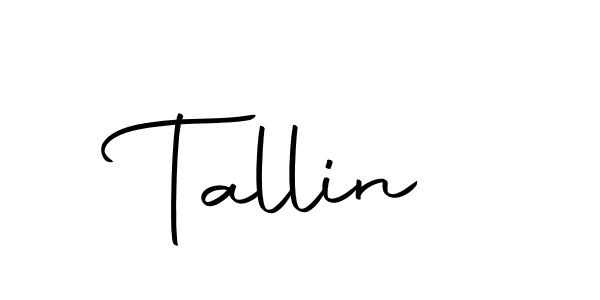 Make a beautiful signature design for name Tallin. With this signature (Autography-DOLnW) style, you can create a handwritten signature for free. Tallin signature style 10 images and pictures png