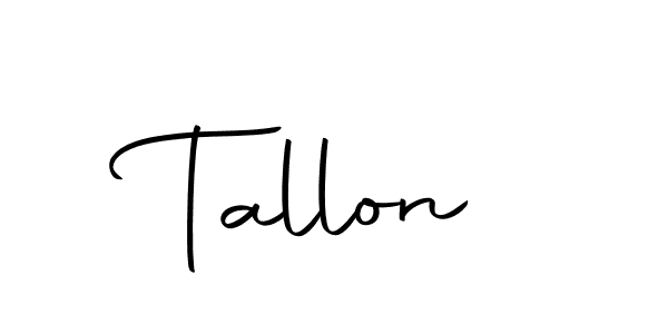 Make a beautiful signature design for name Tallon. Use this online signature maker to create a handwritten signature for free. Tallon signature style 10 images and pictures png