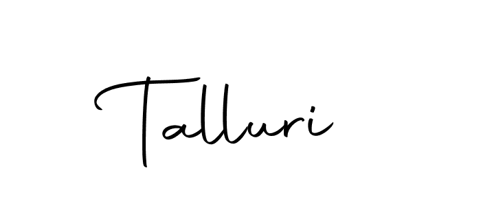 Make a short Talluri signature style. Manage your documents anywhere anytime using Autography-DOLnW. Create and add eSignatures, submit forms, share and send files easily. Talluri signature style 10 images and pictures png
