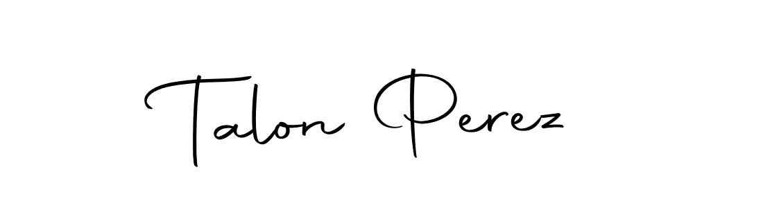 Make a beautiful signature design for name Talon Perez. Use this online signature maker to create a handwritten signature for free. Talon Perez signature style 10 images and pictures png