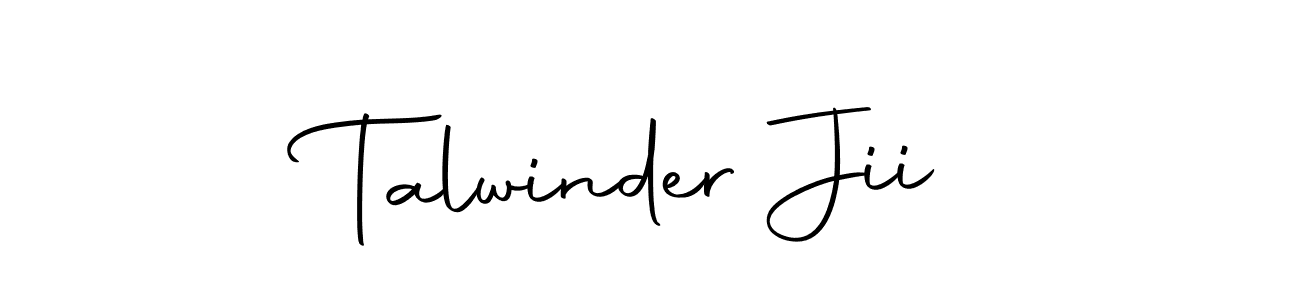 Talwinder Jii stylish signature style. Best Handwritten Sign (Autography-DOLnW) for my name. Handwritten Signature Collection Ideas for my name Talwinder Jii. Talwinder Jii signature style 10 images and pictures png
