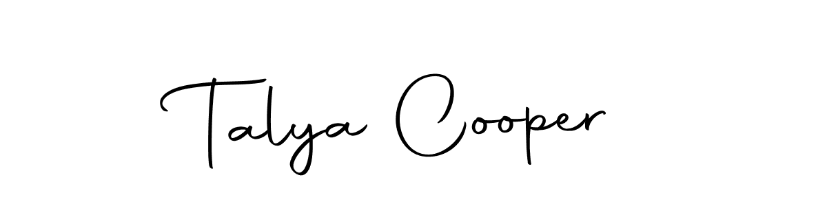 Make a beautiful signature design for name Talya Cooper. With this signature (Autography-DOLnW) style, you can create a handwritten signature for free. Talya Cooper signature style 10 images and pictures png