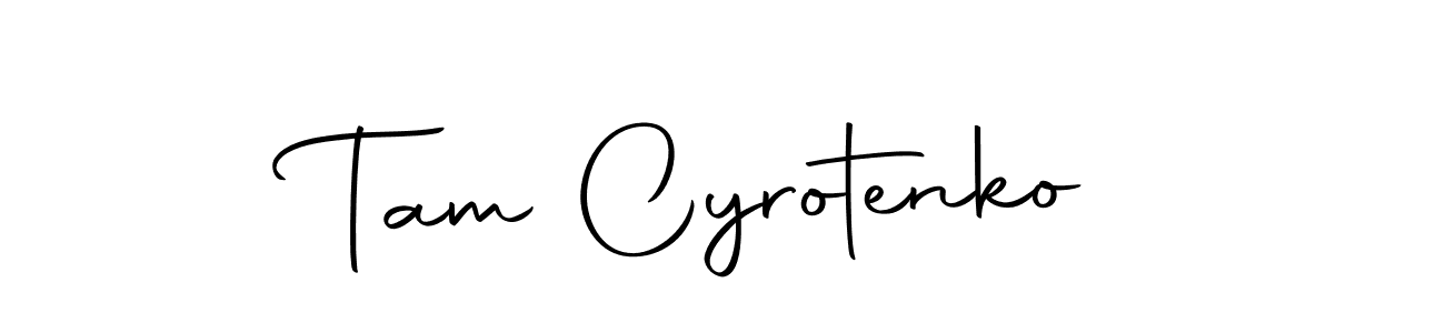 Here are the top 10 professional signature styles for the name Tam Cyrotenko. These are the best autograph styles you can use for your name. Tam Cyrotenko signature style 10 images and pictures png