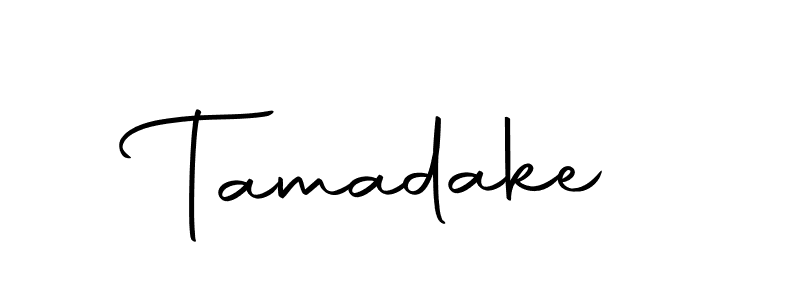 Make a beautiful signature design for name Tamadake. With this signature (Autography-DOLnW) style, you can create a handwritten signature for free. Tamadake signature style 10 images and pictures png