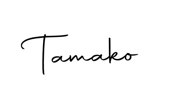 Create a beautiful signature design for name Tamako. With this signature (Autography-DOLnW) fonts, you can make a handwritten signature for free. Tamako signature style 10 images and pictures png