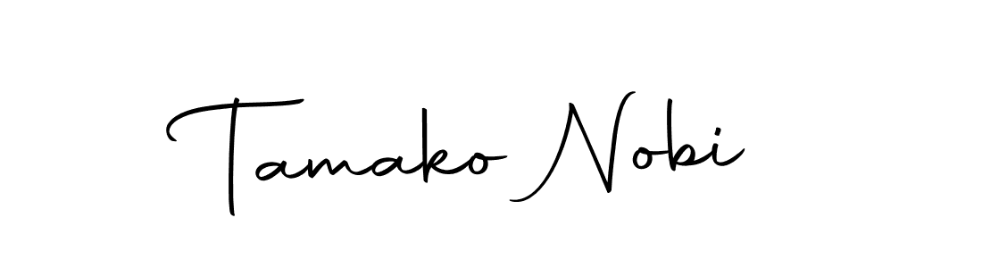 Use a signature maker to create a handwritten signature online. With this signature software, you can design (Autography-DOLnW) your own signature for name Tamako Nobi. Tamako Nobi signature style 10 images and pictures png