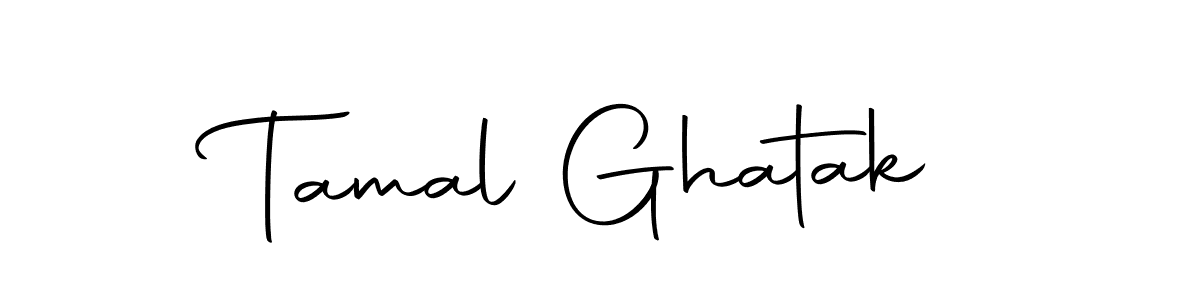 The best way (Autography-DOLnW) to make a short signature is to pick only two or three words in your name. The name Tamal Ghatak include a total of six letters. For converting this name. Tamal Ghatak signature style 10 images and pictures png