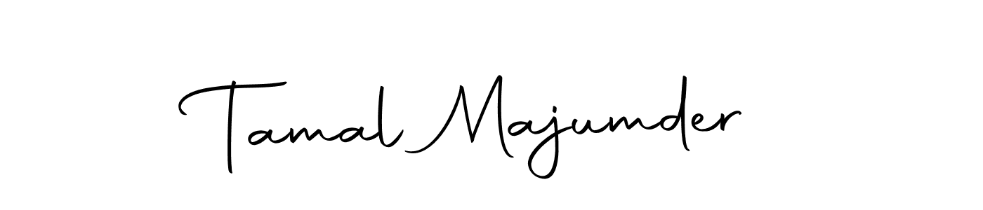 How to make Tamal Majumder name signature. Use Autography-DOLnW style for creating short signs online. This is the latest handwritten sign. Tamal Majumder signature style 10 images and pictures png