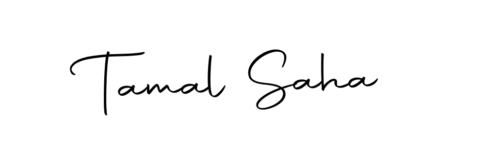 Design your own signature with our free online signature maker. With this signature software, you can create a handwritten (Autography-DOLnW) signature for name Tamal Saha. Tamal Saha signature style 10 images and pictures png