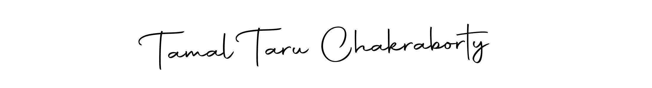 Create a beautiful signature design for name Tamal Taru Chakraborty. With this signature (Autography-DOLnW) fonts, you can make a handwritten signature for free. Tamal Taru Chakraborty signature style 10 images and pictures png