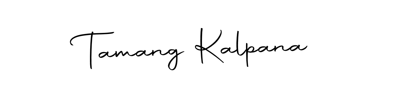 Use a signature maker to create a handwritten signature online. With this signature software, you can design (Autography-DOLnW) your own signature for name Tamang Kalpana. Tamang Kalpana signature style 10 images and pictures png