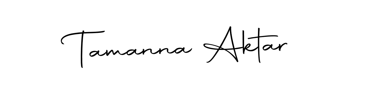 How to make Tamanna Aktar name signature. Use Autography-DOLnW style for creating short signs online. This is the latest handwritten sign. Tamanna Aktar signature style 10 images and pictures png