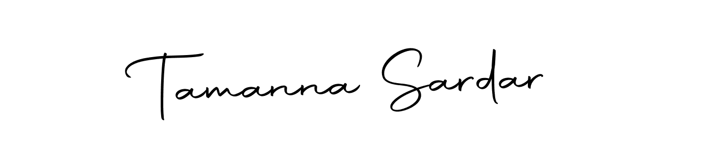 Design your own signature with our free online signature maker. With this signature software, you can create a handwritten (Autography-DOLnW) signature for name Tamanna Sardar. Tamanna Sardar signature style 10 images and pictures png