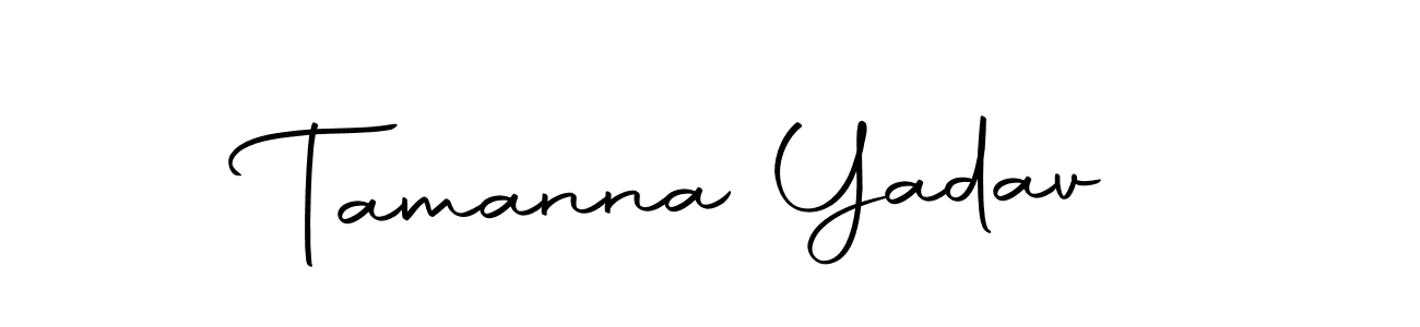 Make a beautiful signature design for name Tamanna Yadav. With this signature (Autography-DOLnW) style, you can create a handwritten signature for free. Tamanna Yadav signature style 10 images and pictures png
