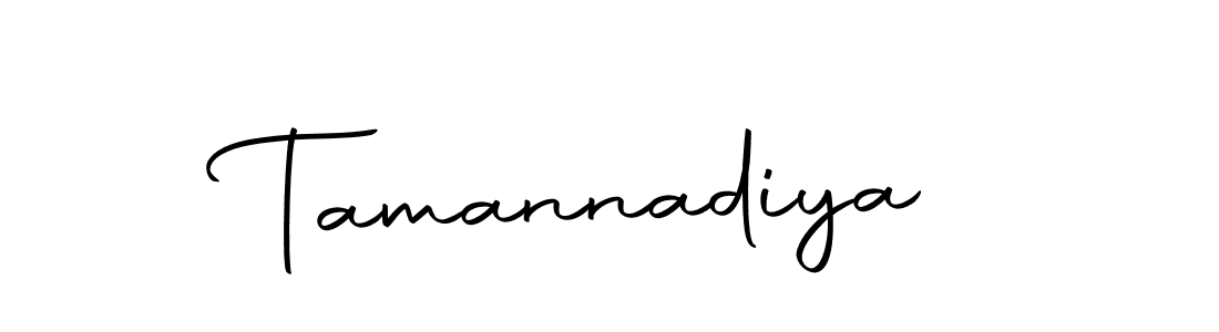 Design your own signature with our free online signature maker. With this signature software, you can create a handwritten (Autography-DOLnW) signature for name Tamannadiya. Tamannadiya signature style 10 images and pictures png