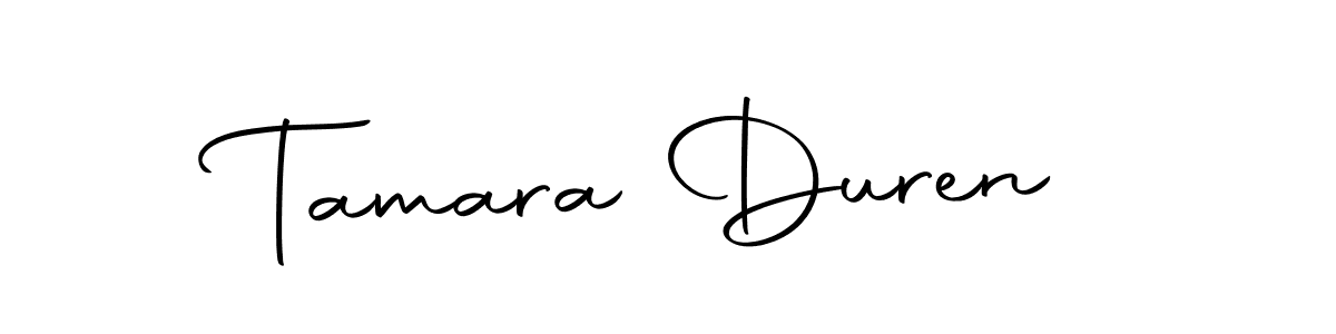 Similarly Autography-DOLnW is the best handwritten signature design. Signature creator online .You can use it as an online autograph creator for name Tamara Duren. Tamara Duren signature style 10 images and pictures png