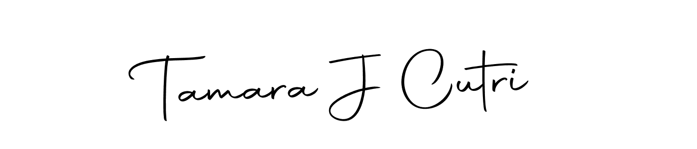 Make a beautiful signature design for name Tamara J Cutri. Use this online signature maker to create a handwritten signature for free. Tamara J Cutri signature style 10 images and pictures png