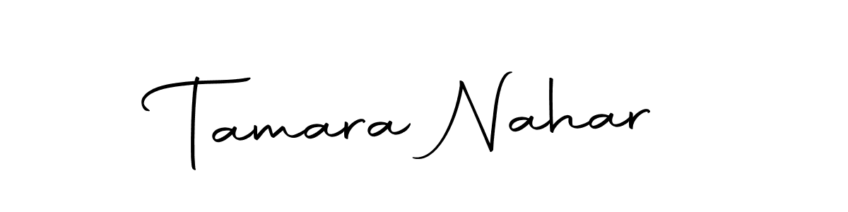 Create a beautiful signature design for name Tamara Nahar. With this signature (Autography-DOLnW) fonts, you can make a handwritten signature for free. Tamara Nahar signature style 10 images and pictures png