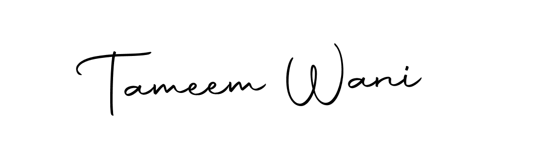 This is the best signature style for the Tameem Wani name. Also you like these signature font (Autography-DOLnW). Mix name signature. Tameem Wani signature style 10 images and pictures png