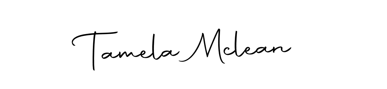 You should practise on your own different ways (Autography-DOLnW) to write your name (Tamela Mclean) in signature. don't let someone else do it for you. Tamela Mclean signature style 10 images and pictures png