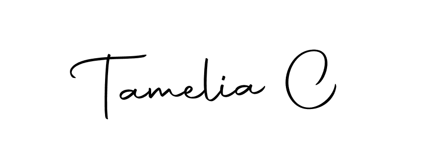 You can use this online signature creator to create a handwritten signature for the name Tamelia C. This is the best online autograph maker. Tamelia C signature style 10 images and pictures png