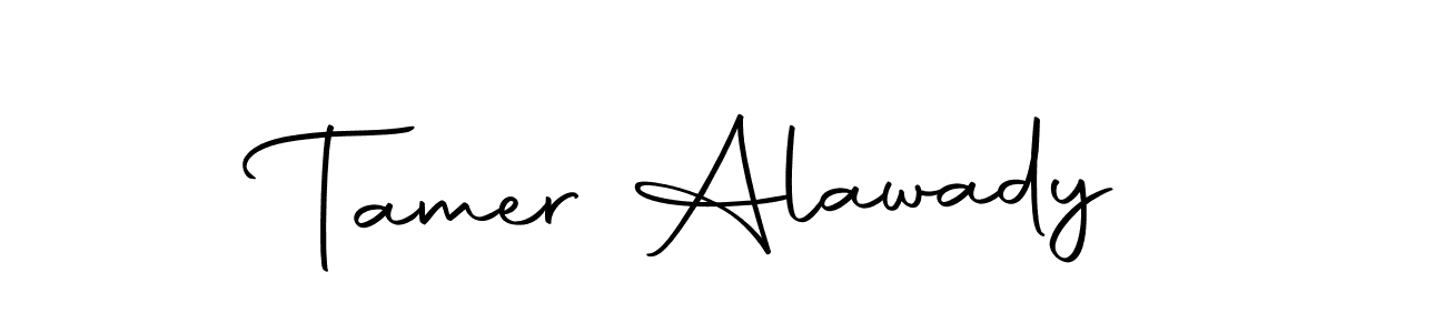 Create a beautiful signature design for name Tamer Alawady. With this signature (Autography-DOLnW) fonts, you can make a handwritten signature for free. Tamer Alawady signature style 10 images and pictures png