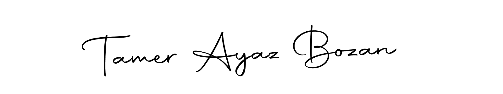Make a beautiful signature design for name Tamer Ayaz Bozan. Use this online signature maker to create a handwritten signature for free. Tamer Ayaz Bozan signature style 10 images and pictures png