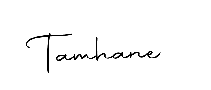 Make a beautiful signature design for name Tamhane. Use this online signature maker to create a handwritten signature for free. Tamhane signature style 10 images and pictures png