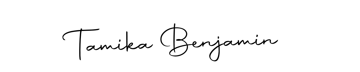 This is the best signature style for the Tamika Benjamin name. Also you like these signature font (Autography-DOLnW). Mix name signature. Tamika Benjamin signature style 10 images and pictures png