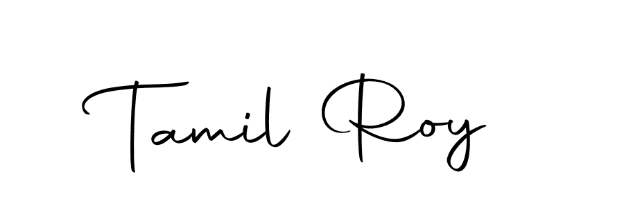 Similarly Autography-DOLnW is the best handwritten signature design. Signature creator online .You can use it as an online autograph creator for name Tamil Roy. Tamil Roy signature style 10 images and pictures png