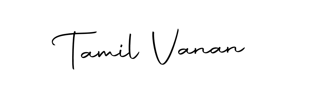 Use a signature maker to create a handwritten signature online. With this signature software, you can design (Autography-DOLnW) your own signature for name Tamil Vanan. Tamil Vanan signature style 10 images and pictures png