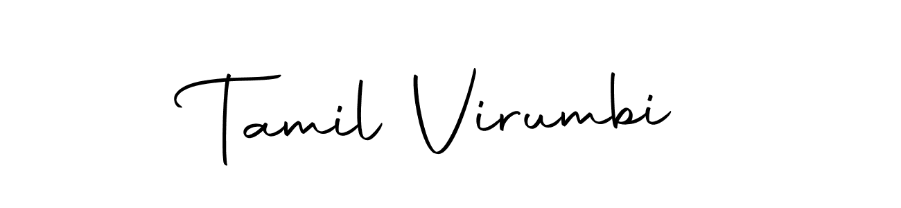 Make a beautiful signature design for name Tamil Virumbi. With this signature (Autography-DOLnW) style, you can create a handwritten signature for free. Tamil Virumbi signature style 10 images and pictures png