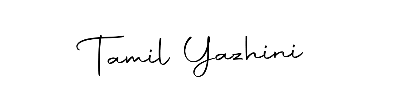 How to make Tamil Yazhini signature? Autography-DOLnW is a professional autograph style. Create handwritten signature for Tamil Yazhini name. Tamil Yazhini signature style 10 images and pictures png