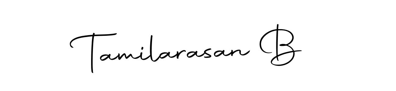 How to make Tamilarasan B name signature. Use Autography-DOLnW style for creating short signs online. This is the latest handwritten sign. Tamilarasan B signature style 10 images and pictures png