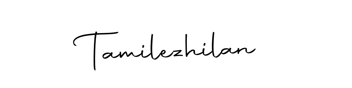 How to make Tamilezhilan signature? Autography-DOLnW is a professional autograph style. Create handwritten signature for Tamilezhilan name. Tamilezhilan signature style 10 images and pictures png