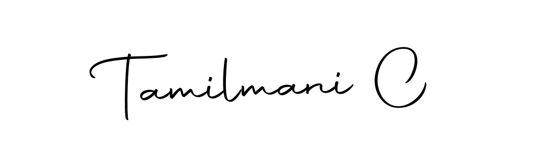 How to make Tamilmani C signature? Autography-DOLnW is a professional autograph style. Create handwritten signature for Tamilmani C name. Tamilmani C signature style 10 images and pictures png