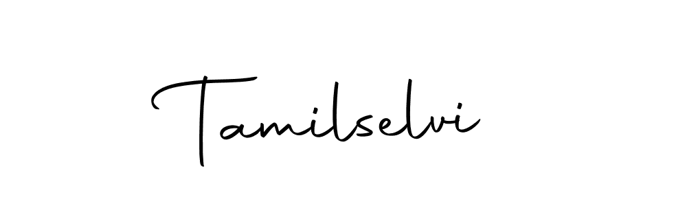 Design your own signature with our free online signature maker. With this signature software, you can create a handwritten (Autography-DOLnW) signature for name Tamilselvi. Tamilselvi signature style 10 images and pictures png