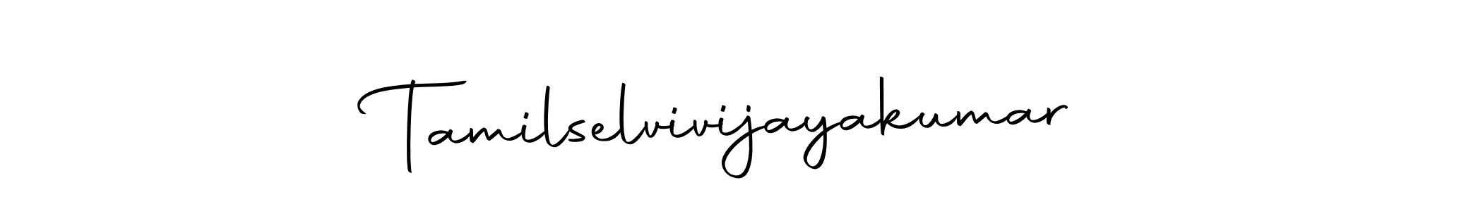 The best way (Autography-DOLnW) to make a short signature is to pick only two or three words in your name. The name Tamilselvivijayakumar include a total of six letters. For converting this name. Tamilselvivijayakumar signature style 10 images and pictures png