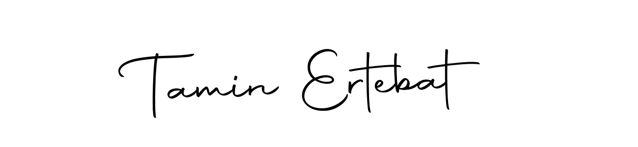 This is the best signature style for the Tamin Ertebat name. Also you like these signature font (Autography-DOLnW). Mix name signature. Tamin Ertebat signature style 10 images and pictures png