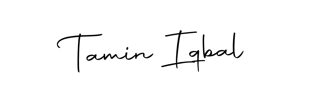 Design your own signature with our free online signature maker. With this signature software, you can create a handwritten (Autography-DOLnW) signature for name Tamin Iqbal. Tamin Iqbal signature style 10 images and pictures png