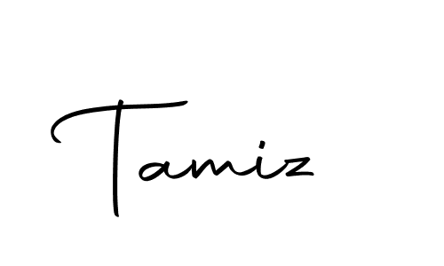 Similarly Autography-DOLnW is the best handwritten signature design. Signature creator online .You can use it as an online autograph creator for name Tamiz. Tamiz signature style 10 images and pictures png