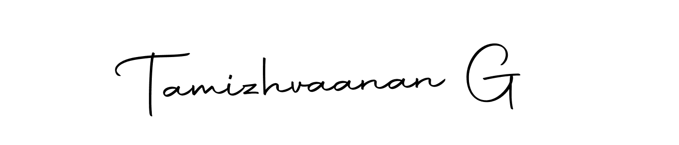 You can use this online signature creator to create a handwritten signature for the name Tamizhvaanan G. This is the best online autograph maker. Tamizhvaanan G signature style 10 images and pictures png