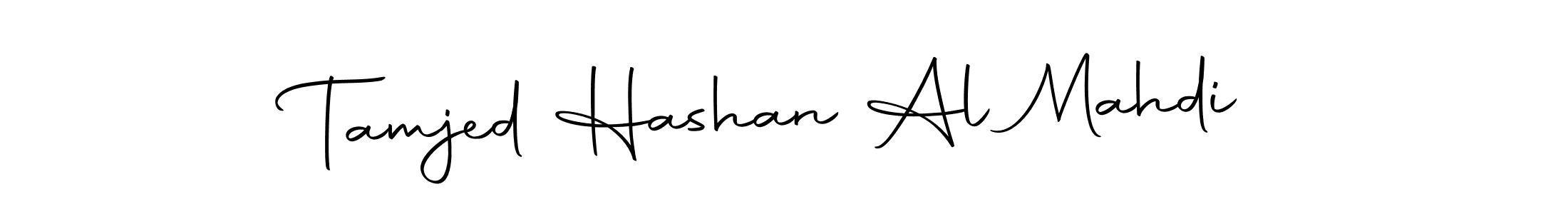 Make a beautiful signature design for name Tamjed Hashan Al Mahdi. Use this online signature maker to create a handwritten signature for free. Tamjed Hashan Al Mahdi signature style 10 images and pictures png