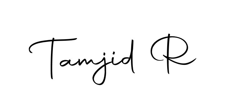 Design your own signature with our free online signature maker. With this signature software, you can create a handwritten (Autography-DOLnW) signature for name Tamjid R. Tamjid R signature style 10 images and pictures png
