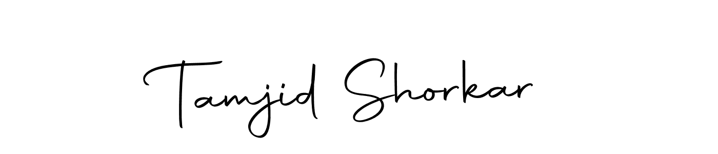 Similarly Autography-DOLnW is the best handwritten signature design. Signature creator online .You can use it as an online autograph creator for name Tamjid Shorkar. Tamjid Shorkar signature style 10 images and pictures png