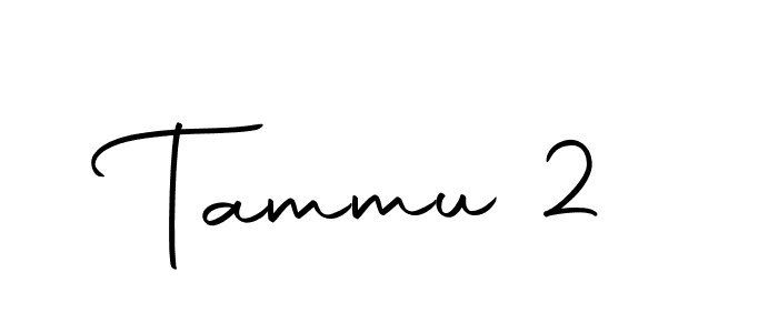 Design your own signature with our free online signature maker. With this signature software, you can create a handwritten (Autography-DOLnW) signature for name Tammu 2. Tammu 2 signature style 10 images and pictures png