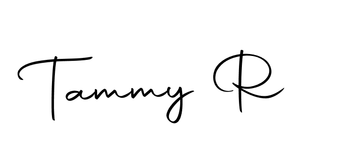 How to make Tammy R signature? Autography-DOLnW is a professional autograph style. Create handwritten signature for Tammy R name. Tammy R signature style 10 images and pictures png
