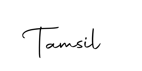 The best way (Autography-DOLnW) to make a short signature is to pick only two or three words in your name. The name Tamsil include a total of six letters. For converting this name. Tamsil signature style 10 images and pictures png