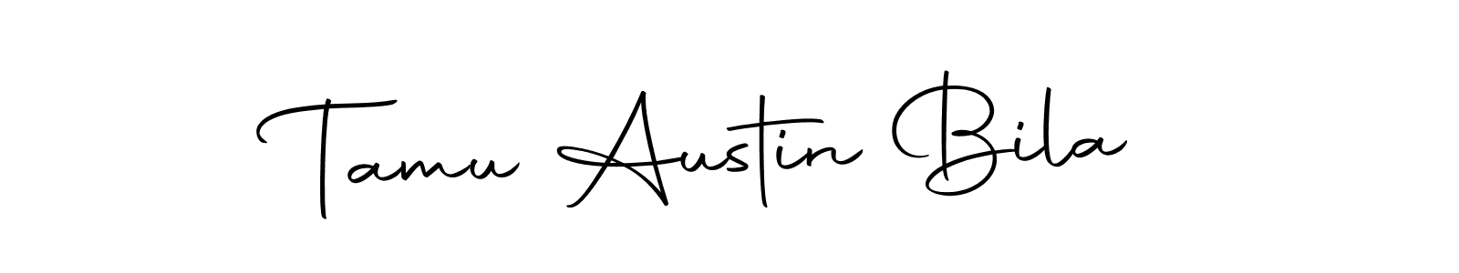 It looks lik you need a new signature style for name Tamu Austin Bila. Design unique handwritten (Autography-DOLnW) signature with our free signature maker in just a few clicks. Tamu Austin Bila signature style 10 images and pictures png